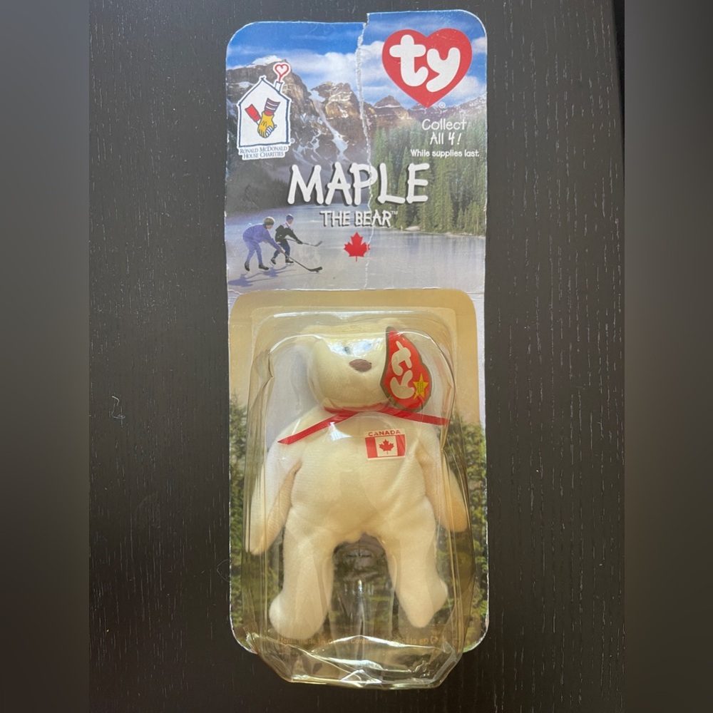 TY beanie baby maple bear